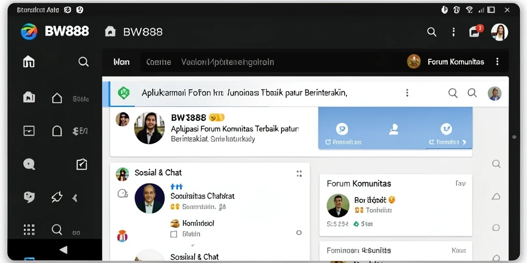 Tampilan antarmuka BW888 yang ramah pengguna dan berfungsi efektif.