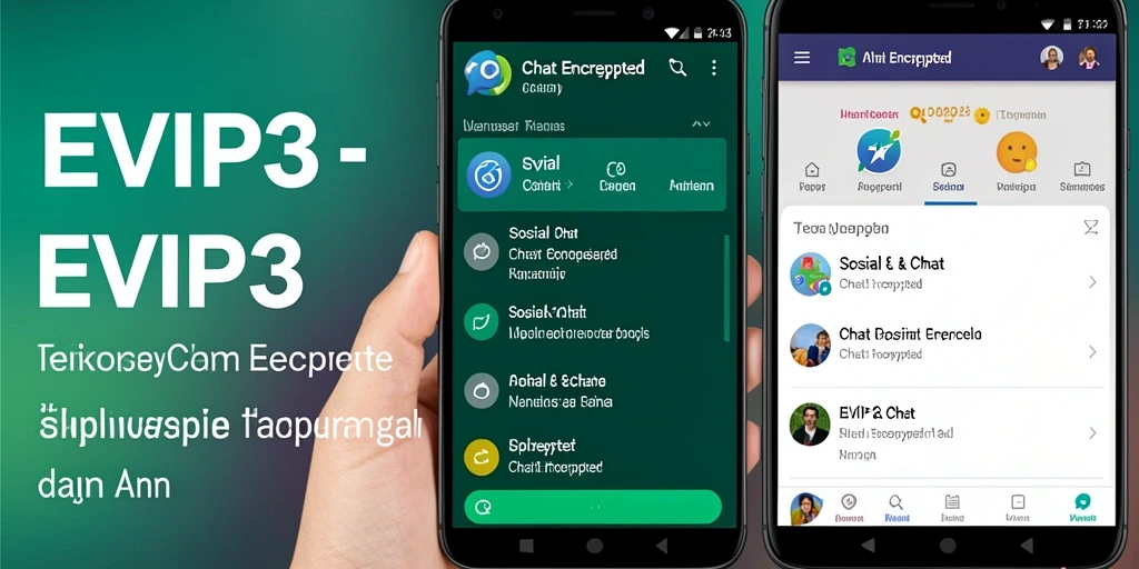 Antarmuka EVIP3 yang bersih dan fungsional untuk komunikasi aman.