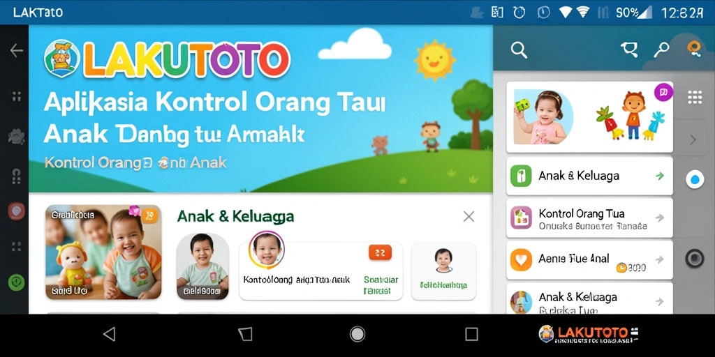 Tampilan antarmuka pengguna LAKUTOTO yang sederhana dan informatif.