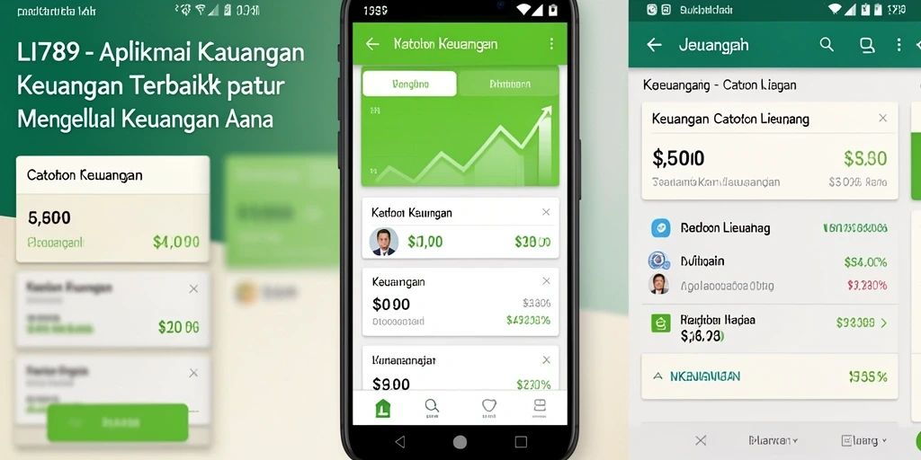 Antarmuka pengguna LI789 yang sederhana dan fungsional.