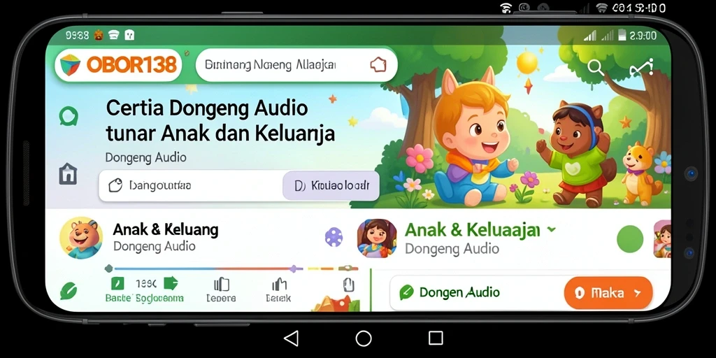 Tampilan antarmuka aplikasi OBOR138 yang menarik dan user-friendly.