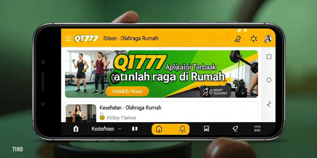 Tampilan antarmuka QT777 yang intuitif dan mudah digunakan.