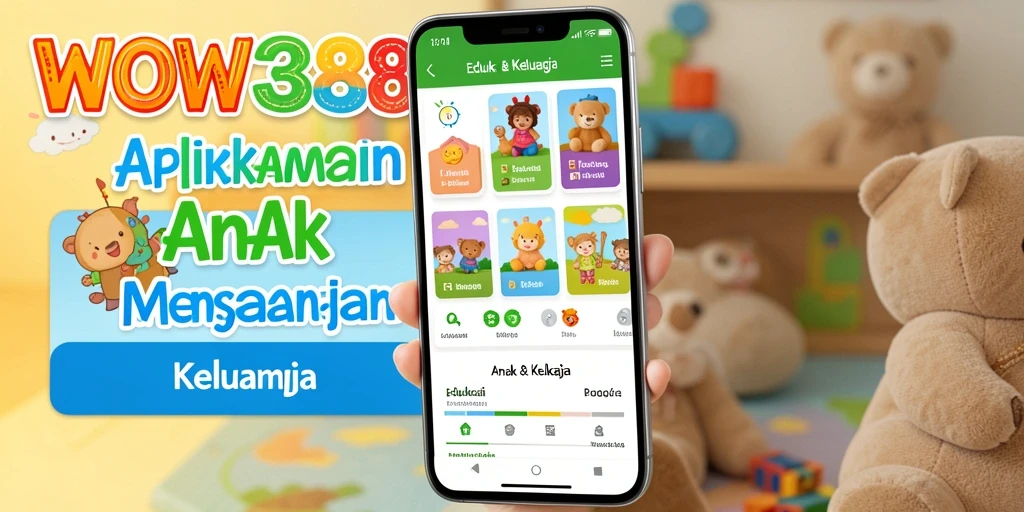 Antarmuka WOW388 yang menarik dan interaktif untuk pembelajaran anak.